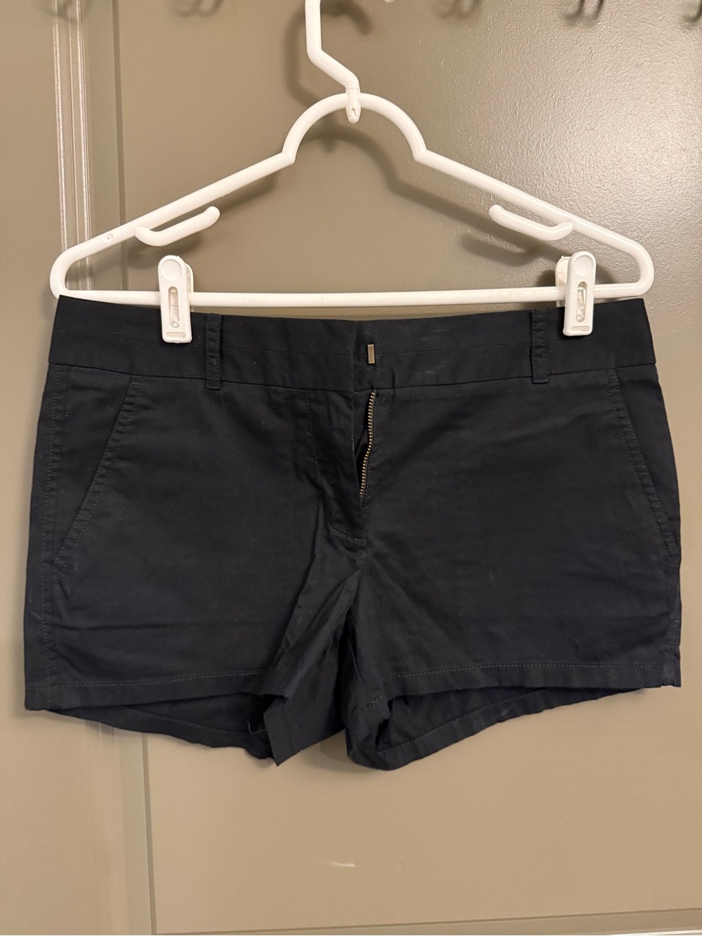 Women’s Black J. Crew Cotton Blend Chino Shorts